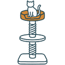 Cat trees, litter and gear reviews icon