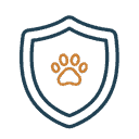 Litter box safety guides icon